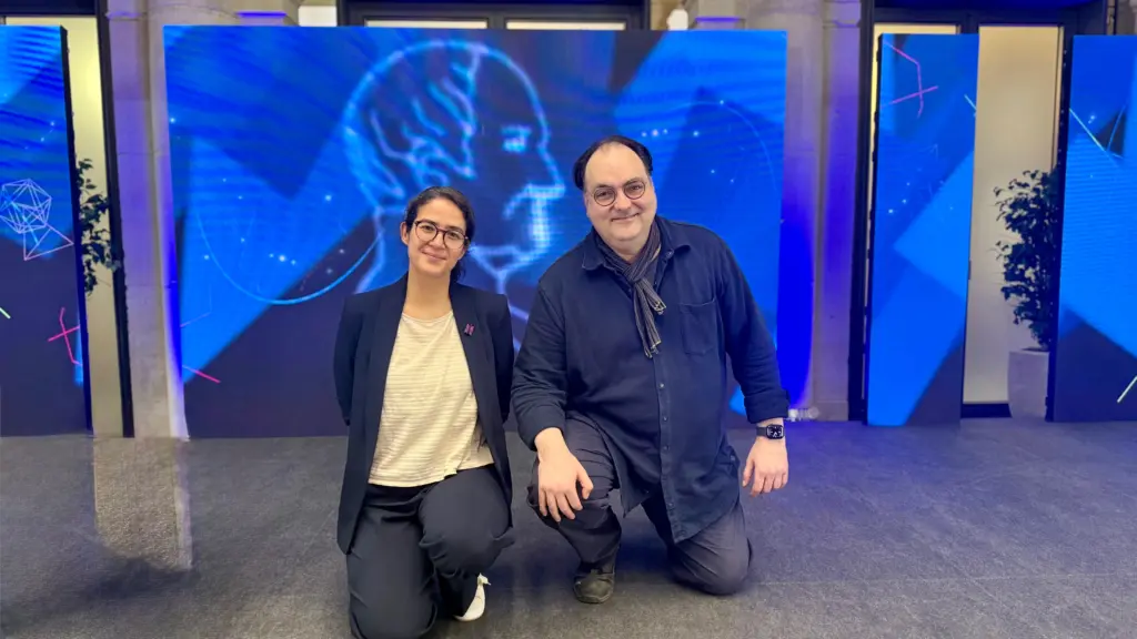 Behind the Scenes von der Gottfried-Wilhelm-Leibniz-Preisverleihung der DFG, bei der Sterntaucher die gesamte Ablaufdramaturgie sowie die visuelle Ausgestaltung der Bühne übernahm.